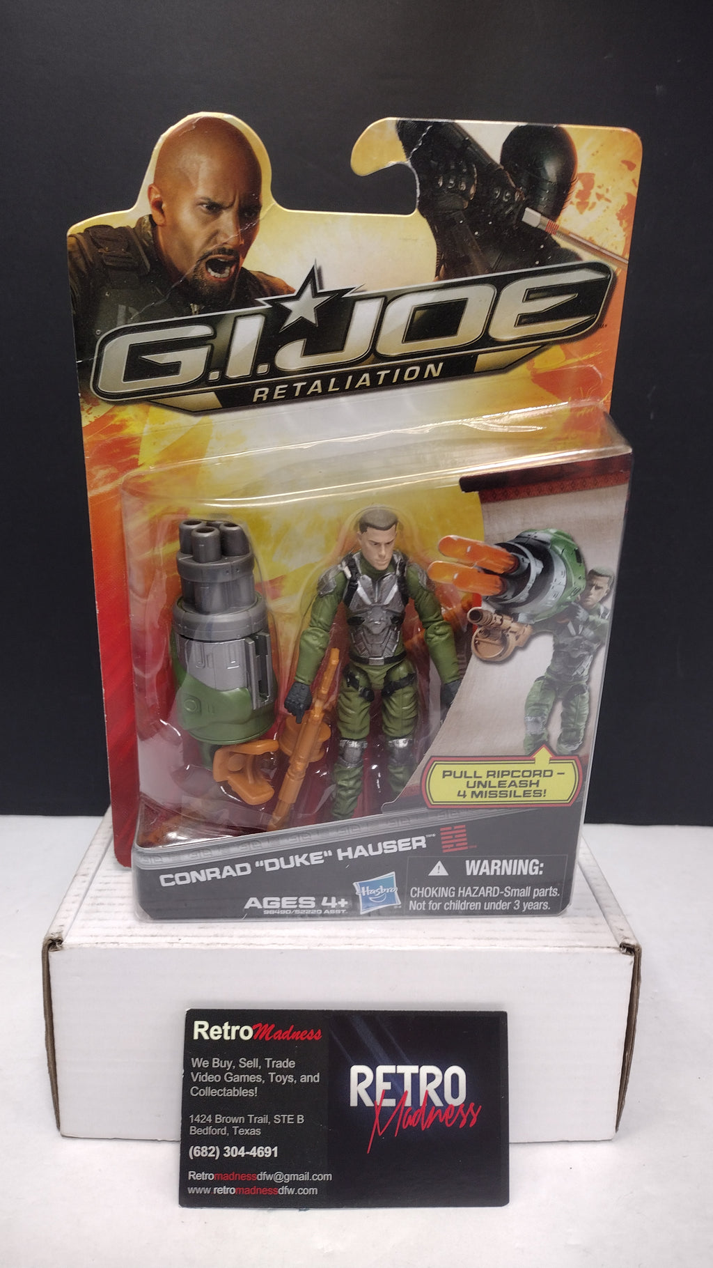 GI Joe Retaliation Conrad Duke Hauser 2011 Hasbro 3.75 Figure Sealed