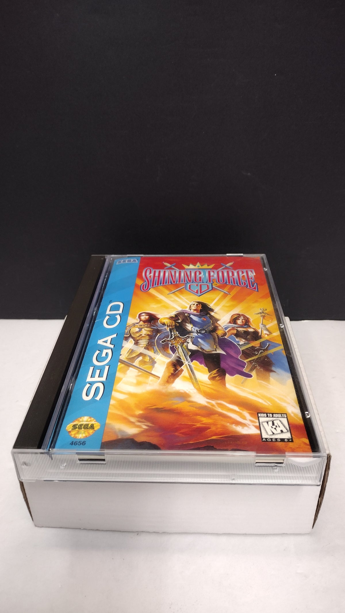 Sega CD Shining Force CD Original Jewel Case & Manual ONLY - No Game Disc