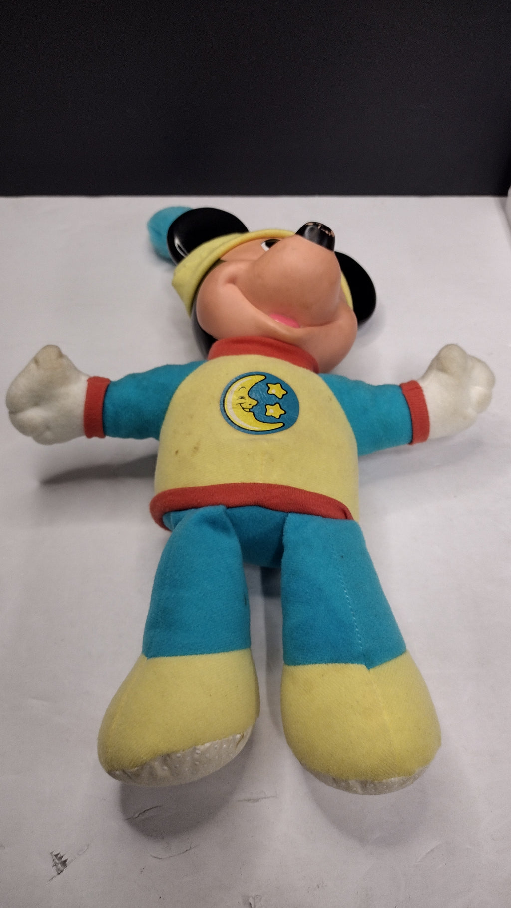 Vintage Mattel Disney Mickey Mouse Hug & Glow Light Up Plush Boxed