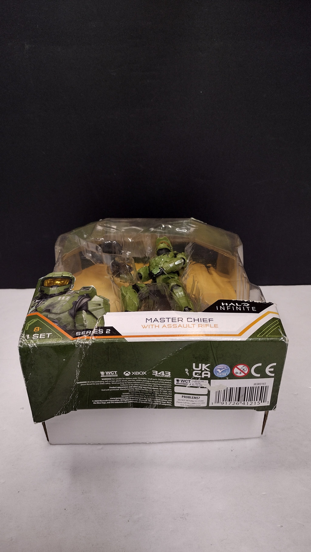 Halo Infinite Series 2 Master Chief 4" Action Figure with Assault Rifle NIB