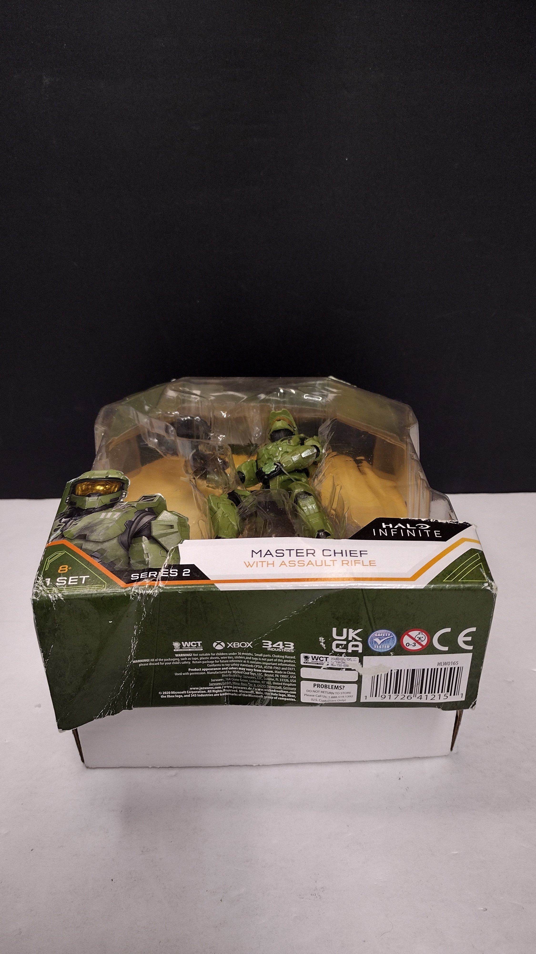 Halo Infinite Series 2 Master Chief 4" Action Figure with Assault Rifle NIB