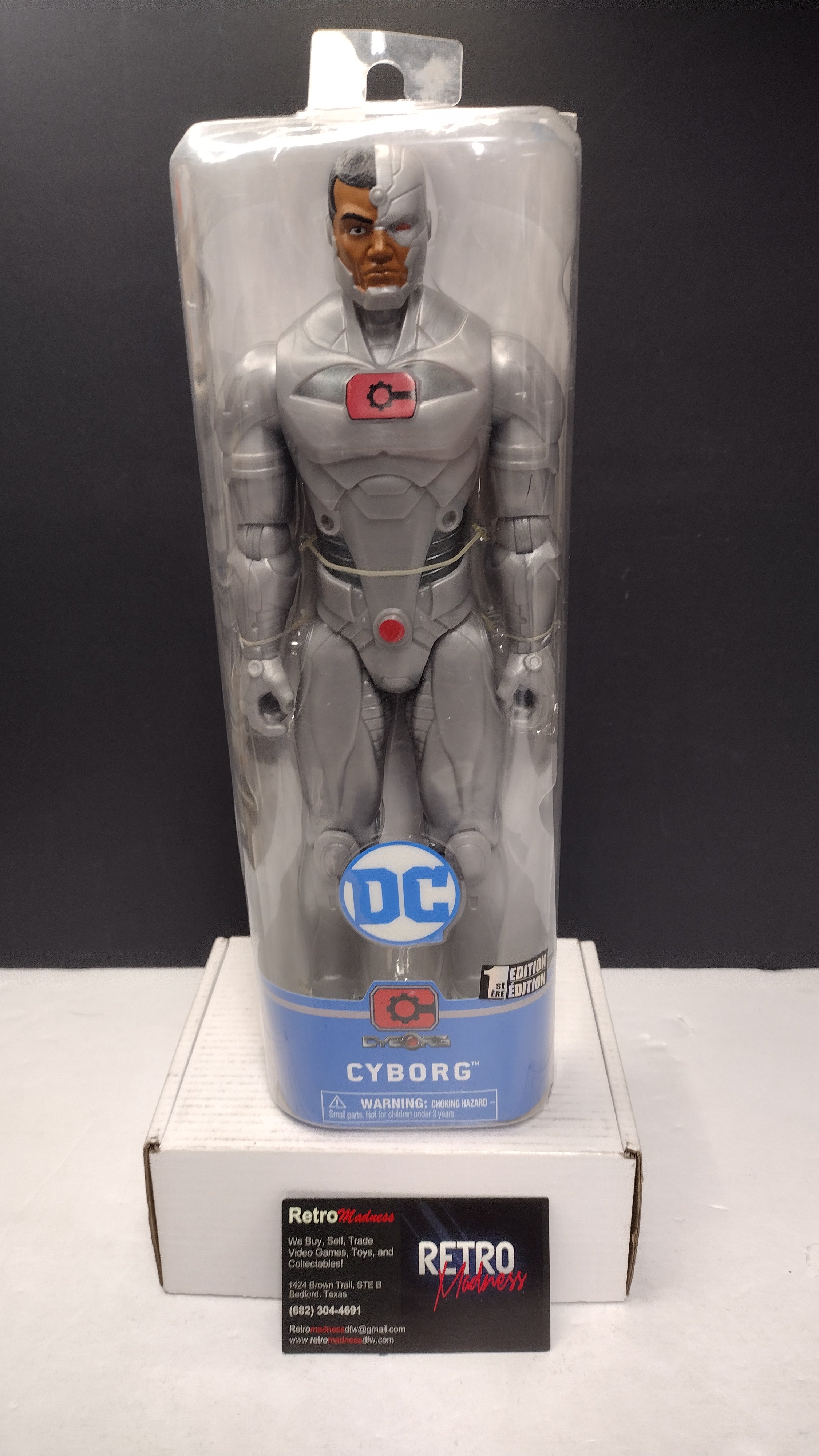 DC Comics Heroes Unite Cyborg 12-Inch Action Figure (Spin Master - 1st Edition 2021 Brand New Sealed)