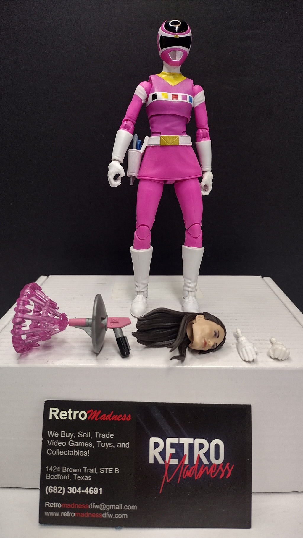 Power Rangers Lightning Collection: In Space Pink Ranger 6-Inch Action Figure • Loose & 100% Complete (Hasbro)