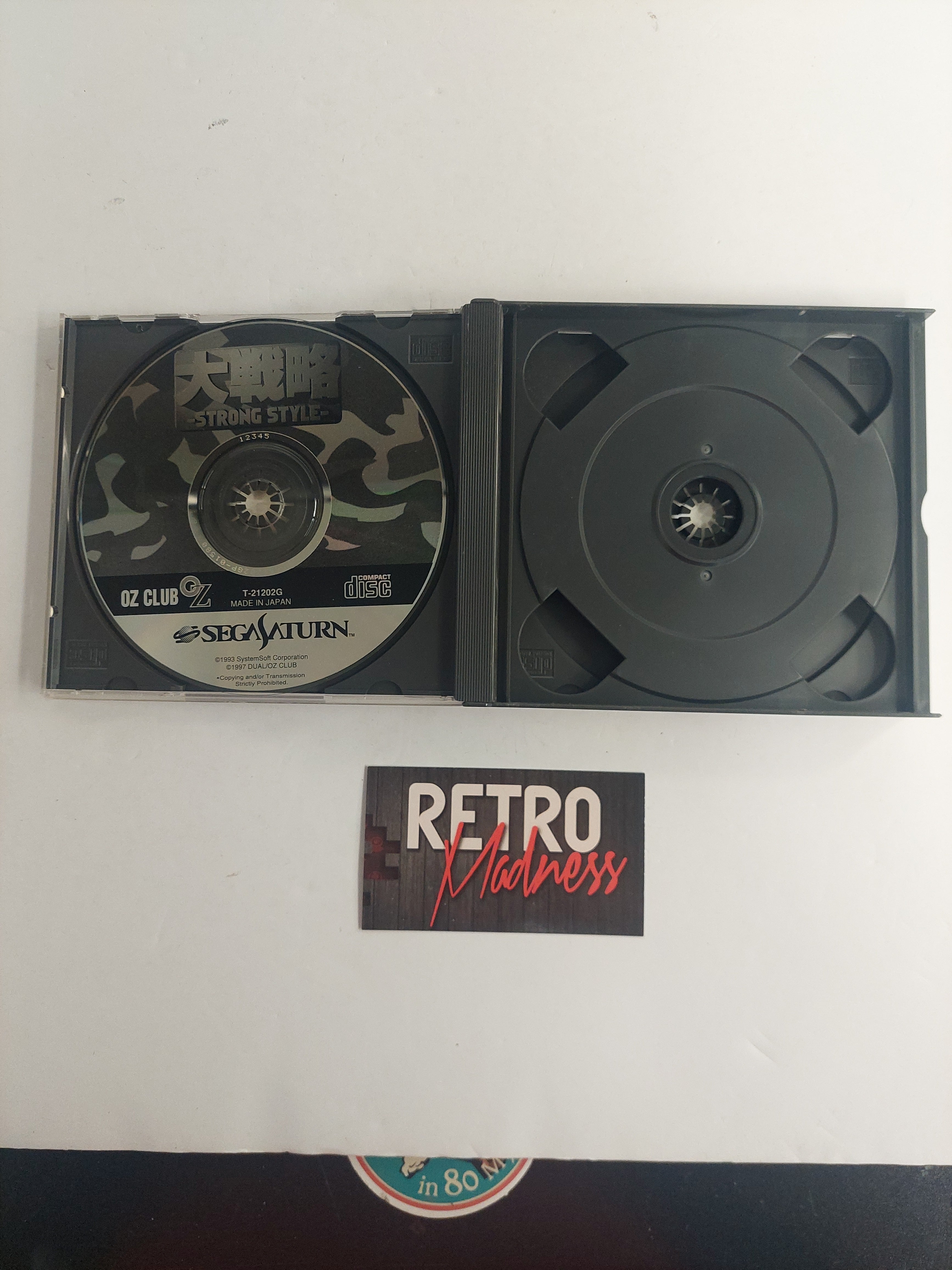 JP Sega Saturn Daisenriyaku Strong Style  Game Incomplete Untested