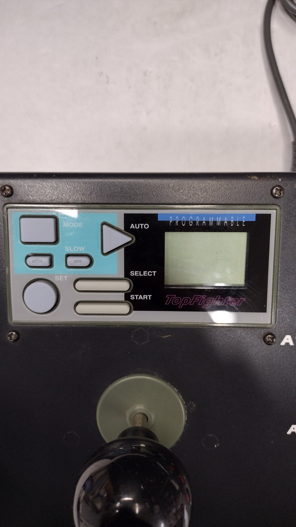 QJ Top Fighter SV-339 Arcade Stick Controller for SNES OEM Tested - Missing Rubber Foot