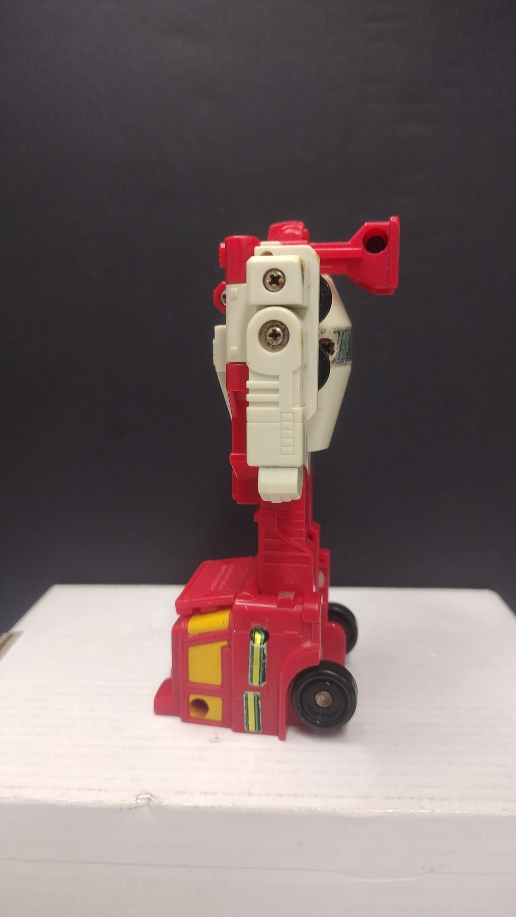 Vintage 1987 G1 Transformers: Targetmasters Quickmix Action Figure – Loose Autobot (Non-Mint / Parts & Restoration / Missing Targetmasters)