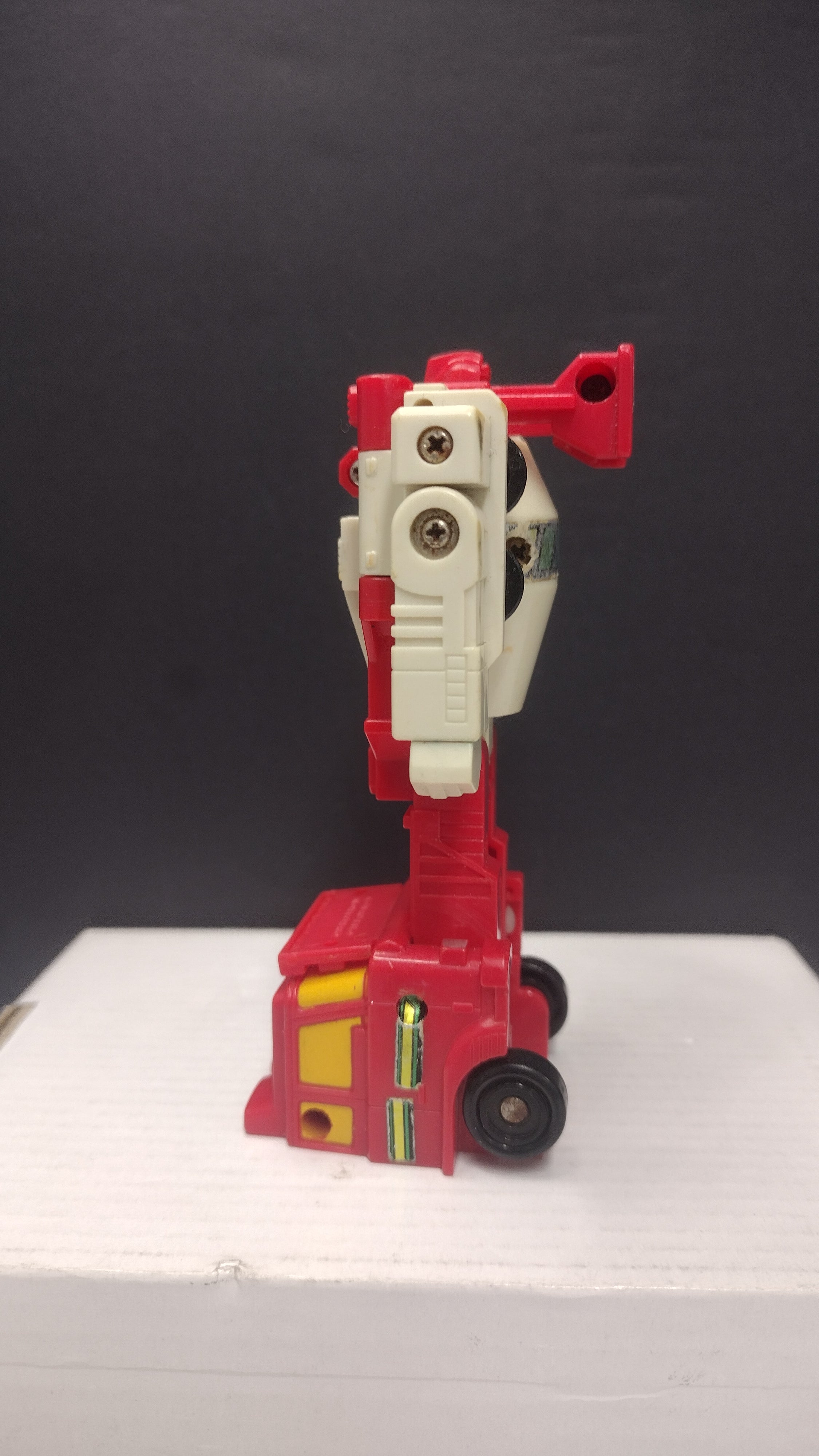 Vintage 1987 G1 Transformers: Targetmasters Quickmix Action Figure – Loose Autobot (Non-Mint / Parts & Restoration / Missing Targetmasters)