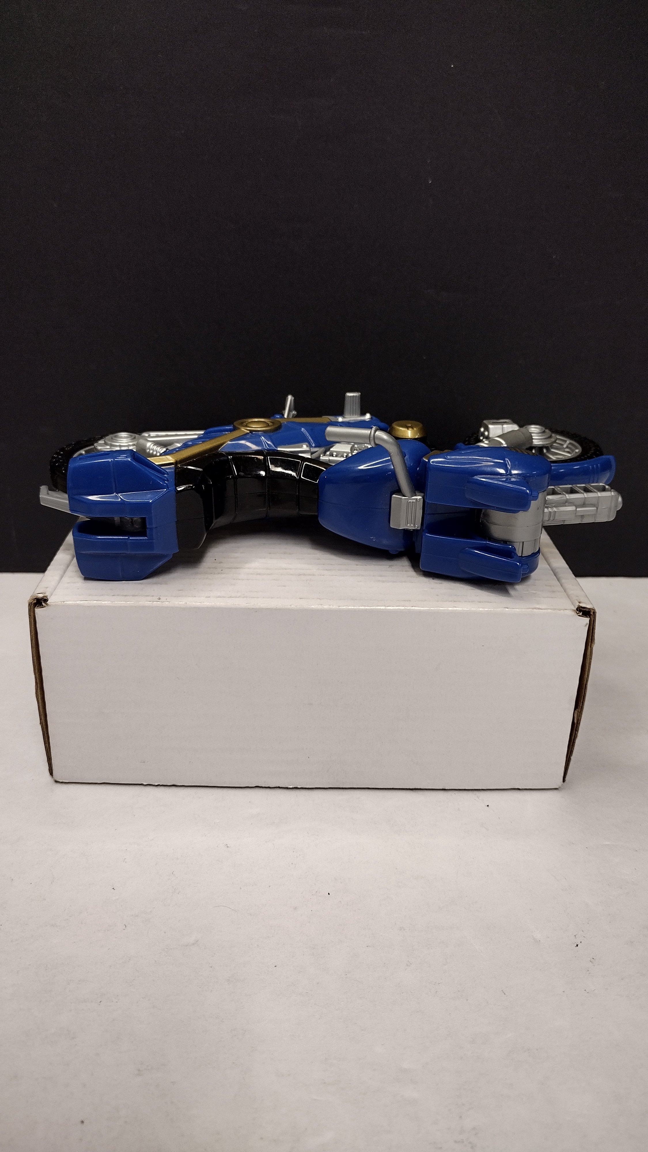 Vintage 1998 Bandai Power Rangers In Space / Lost Galaxy Blue Astro Cycle (Loose - Damaged Handlebar)