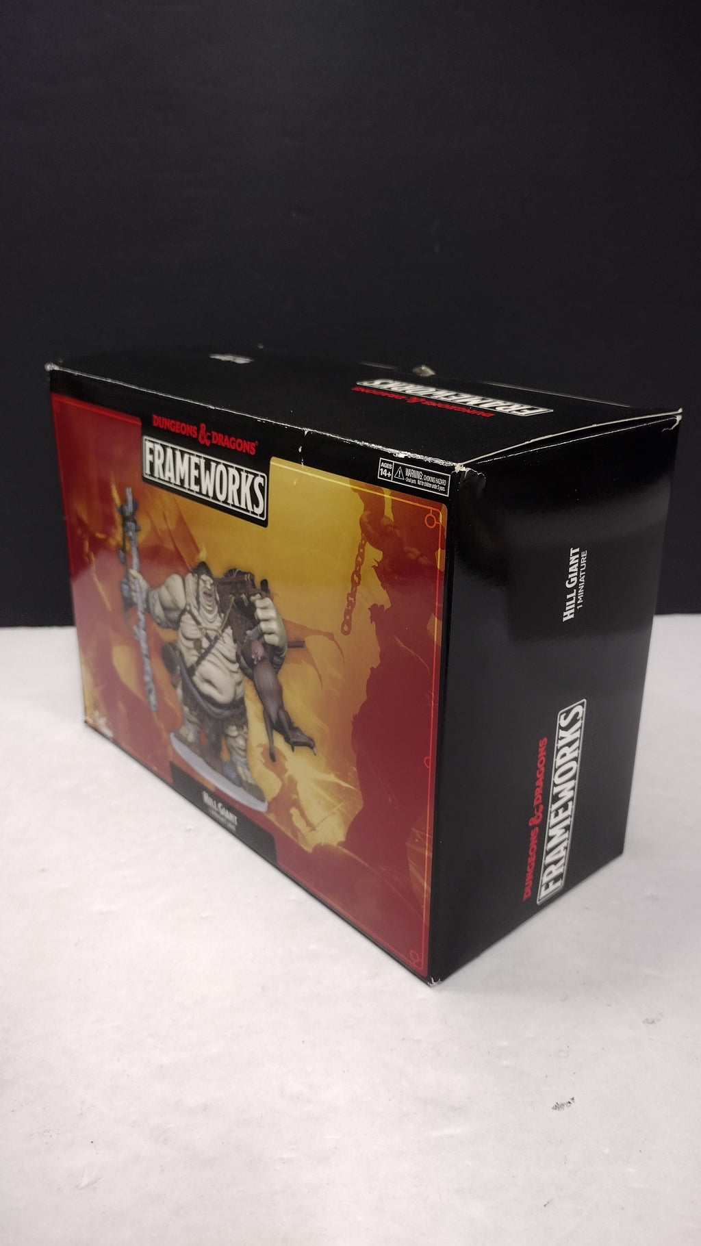 D&D Frameworks Hill Giant Unpainted Model Kit WizKids Open Box Sealed