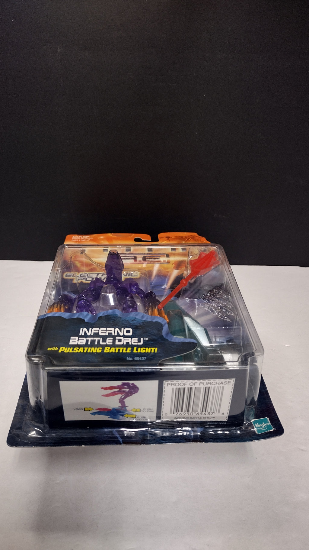 Vintage Titan A.E. (2000) Inferno Battle Drej 5-Inch Electronic Action Figure NIB