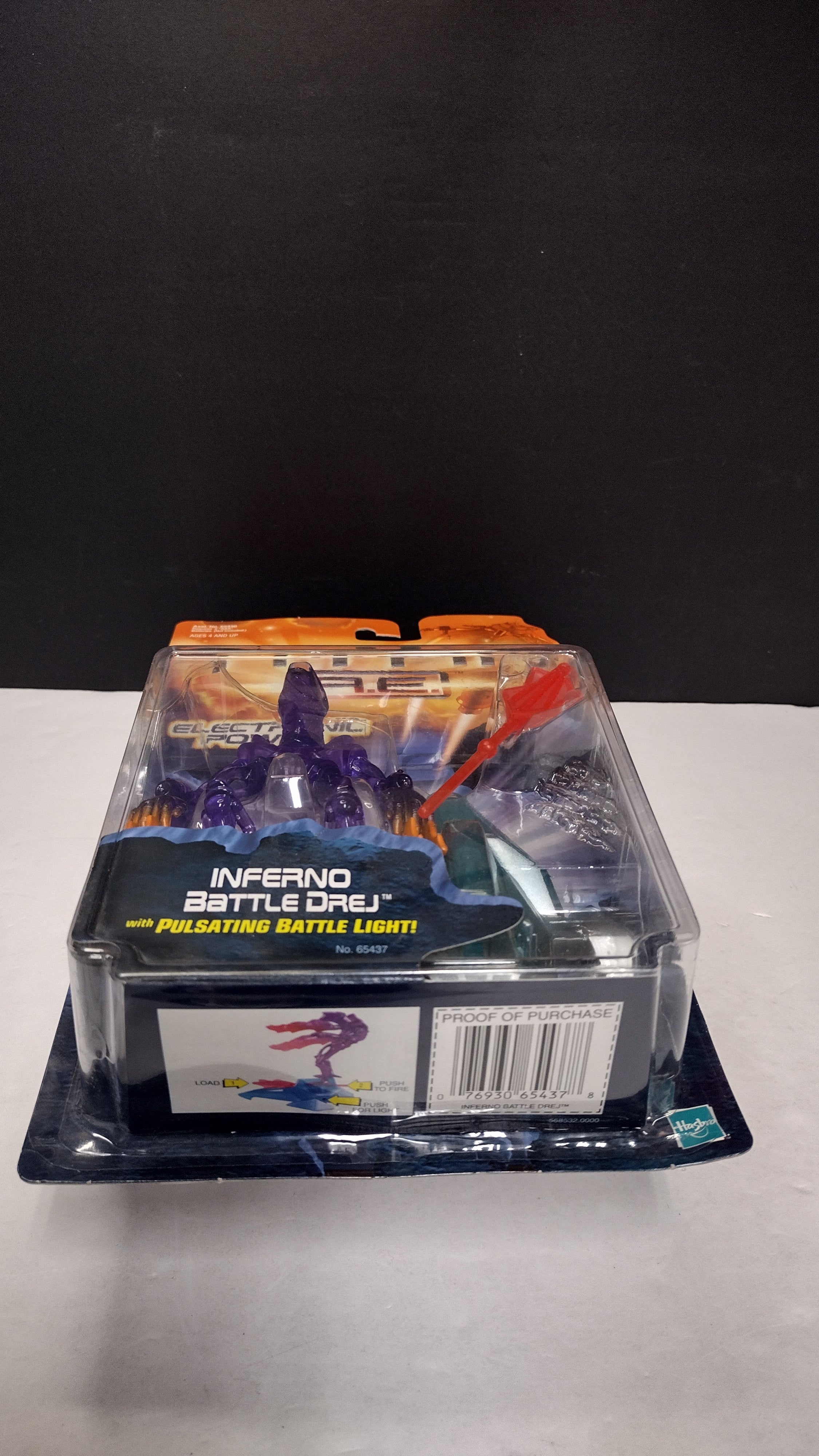Vintage Titan A.E. (2000) Inferno Battle Drej 5-Inch Electronic Action Figure NIB