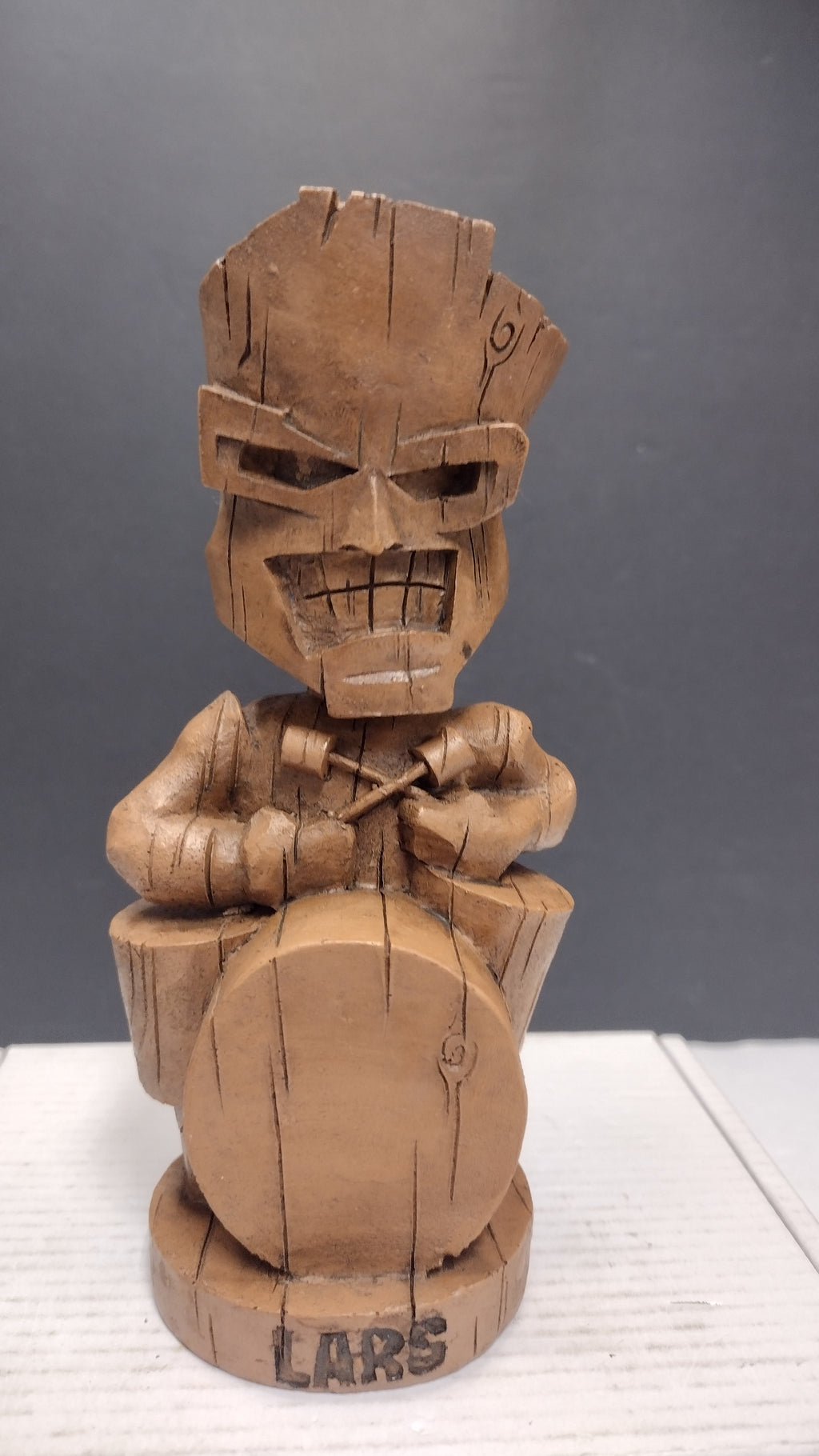 Stevenson Entertainment SEG Metallica Tiki Totem Pole Lars Ulrich Statue