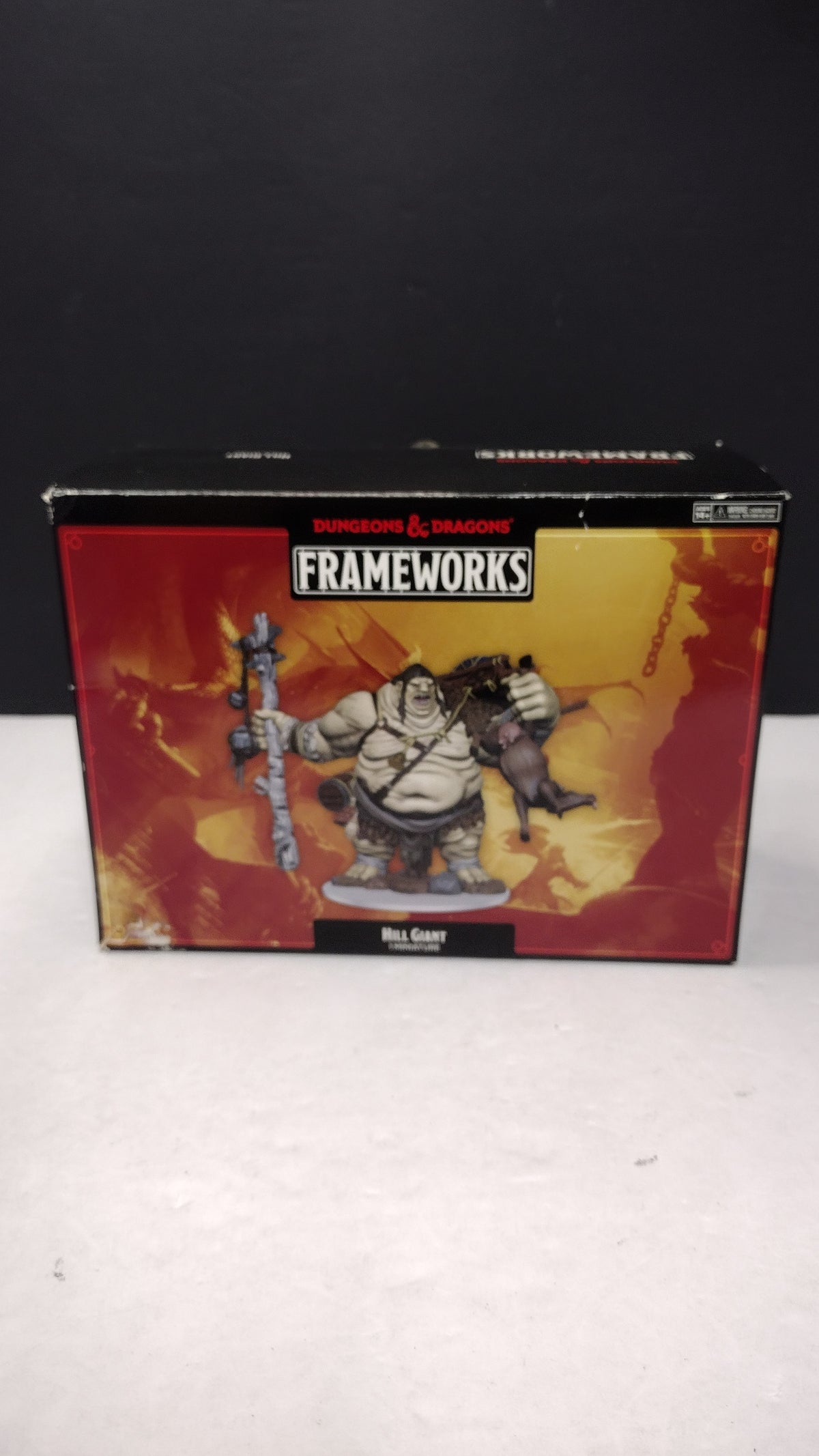 D&D Frameworks Hill Giant Unpainted Model Kit WizKids Open Box Sealed