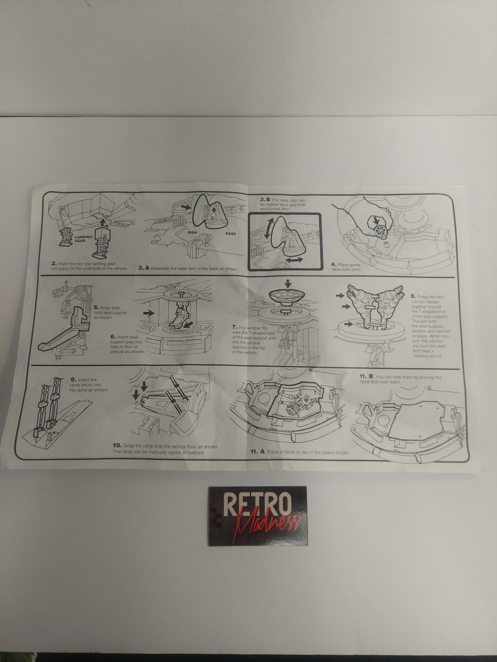 Vintage 1995 Star Wars Electronic Millennium Falcon Instructions ONLY
