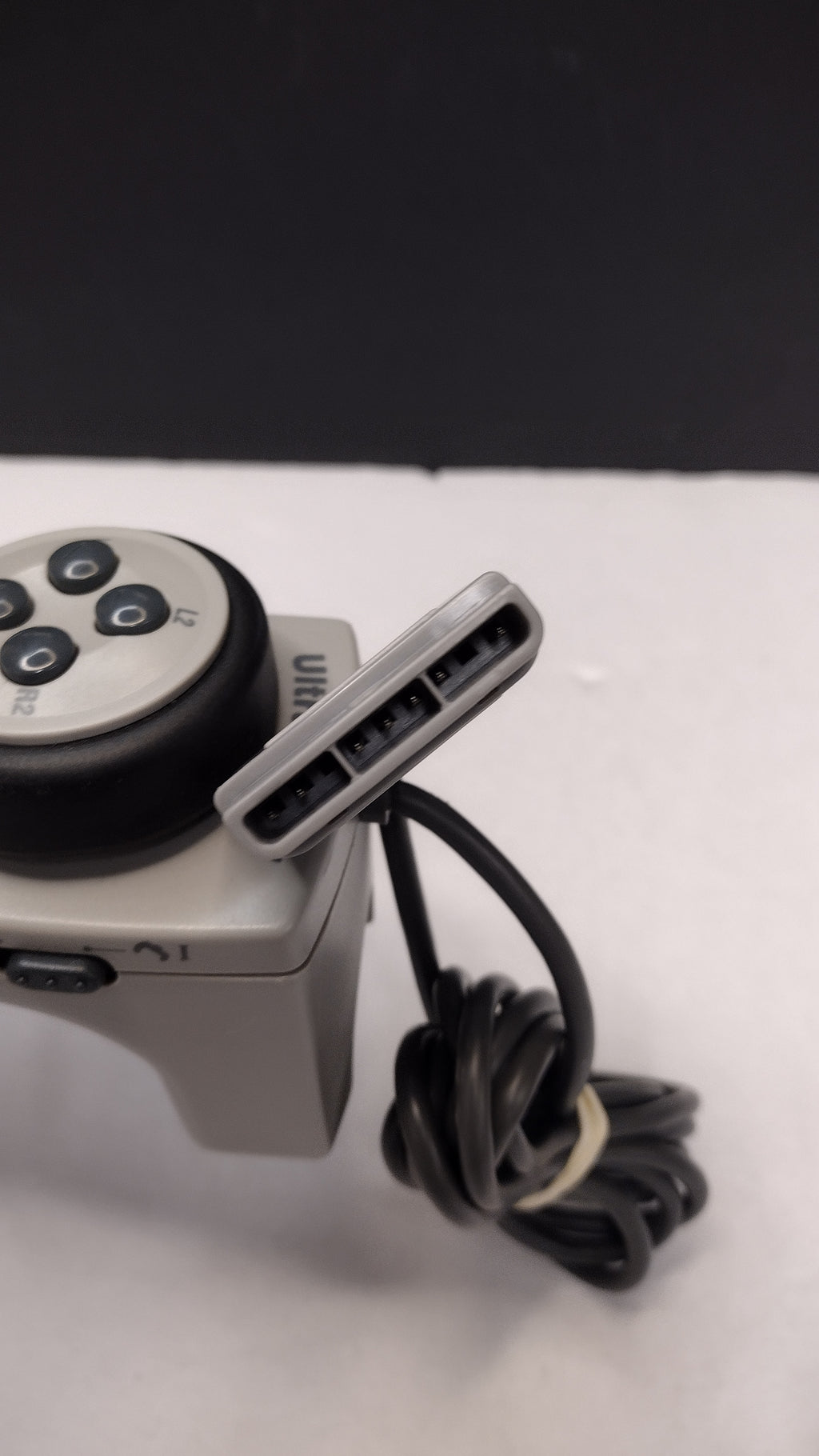 UltraRacer Handheld Racing Steering Wheel PS1 Controller - Tested & Working