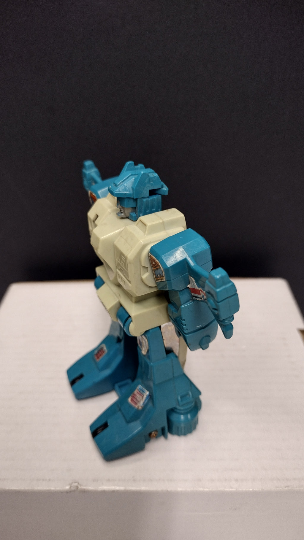 Vintage G1 Transformers Jumpstarter: Topspin – Hasbro 1985 (Broken Clasp)