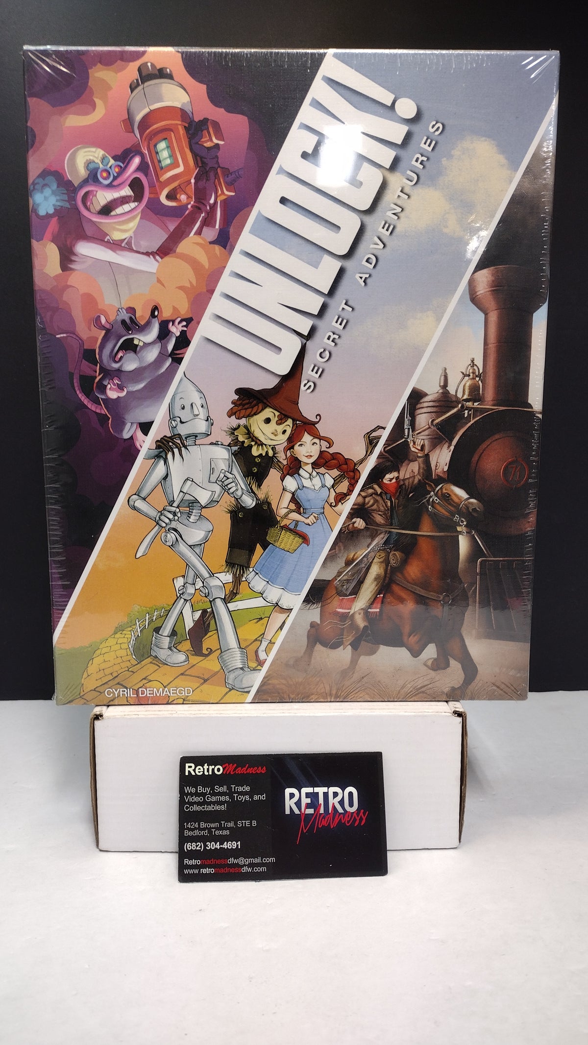 Unlock! Secret Adventures Escape Room Board Game 3-in-1 Box Set New Sealed