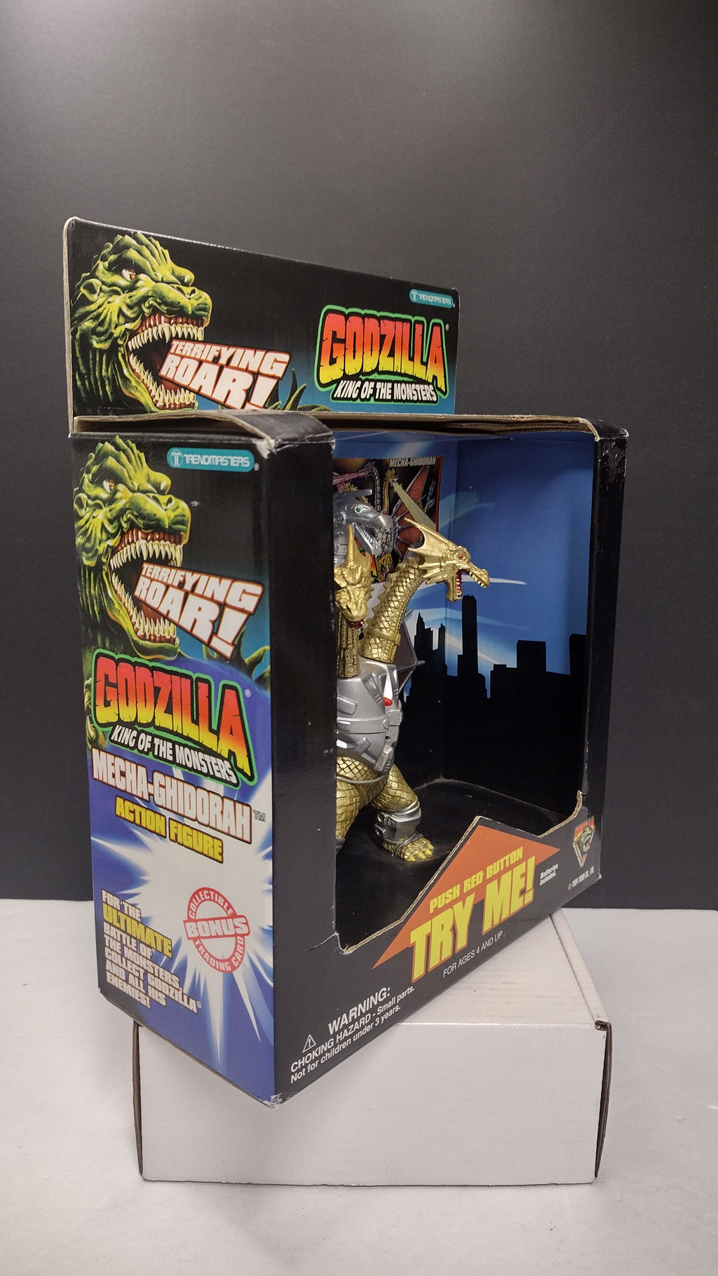 Vintage 1994 Trendmasters: Godzilla King of the Monsters – Mecha-Ghidorah Electronic Action Figure • Brand New / Factory Sealed in Original Box
