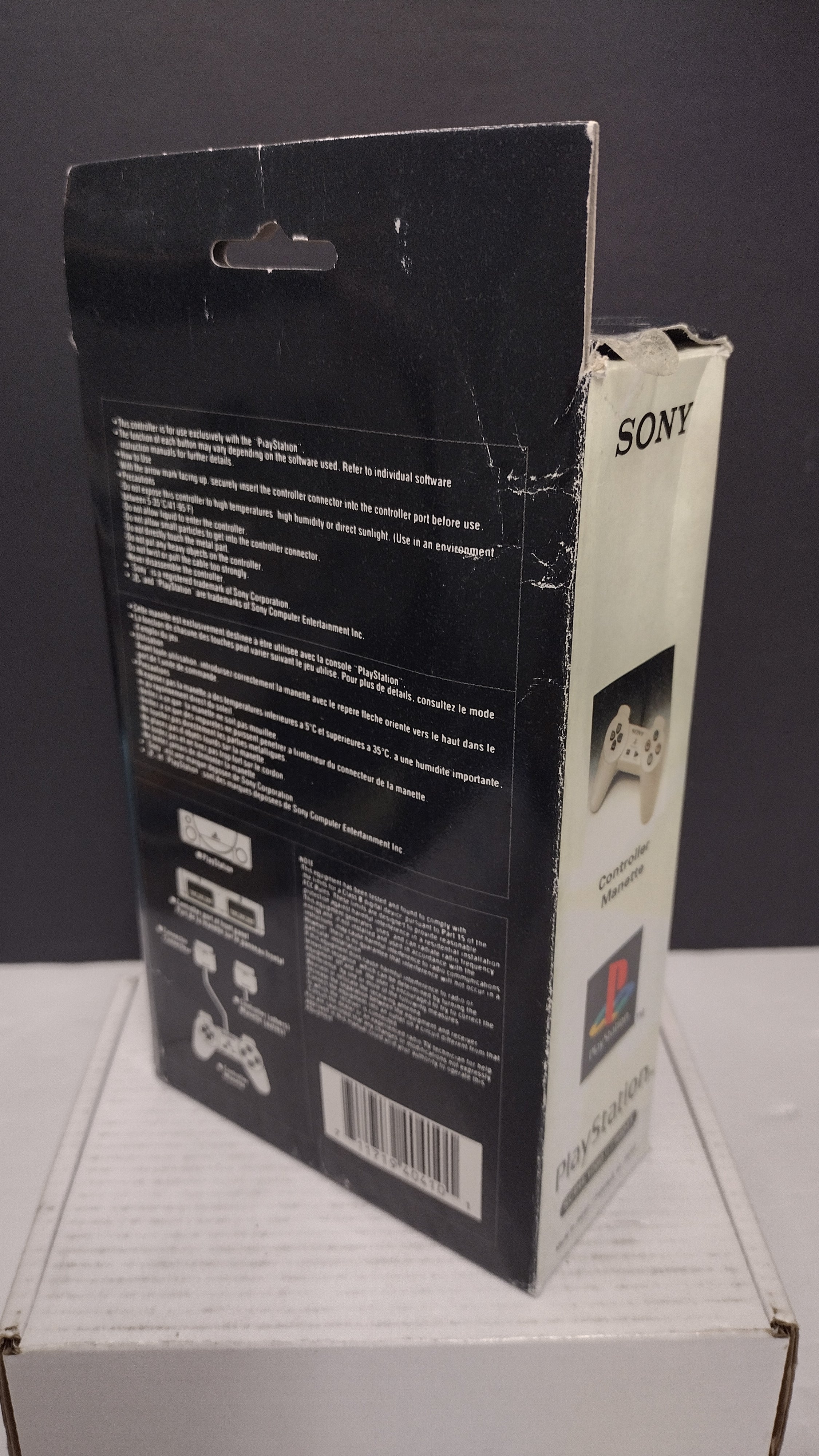 Official Sony PlayStation PS1 Original Controller SCPH-1080 (u/94041 - Brand New / Open Box Sealed Inner Polybag)
