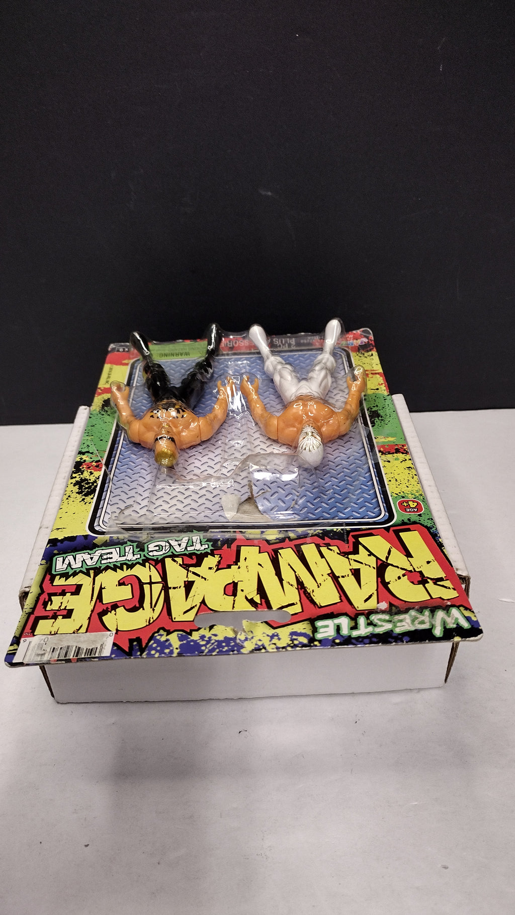 Ja-Ru Wrestle Rampage Tag Team 2-Piece Action Figure Set - Sun King & Spider (2016 - Brand New & Factory Sealed)