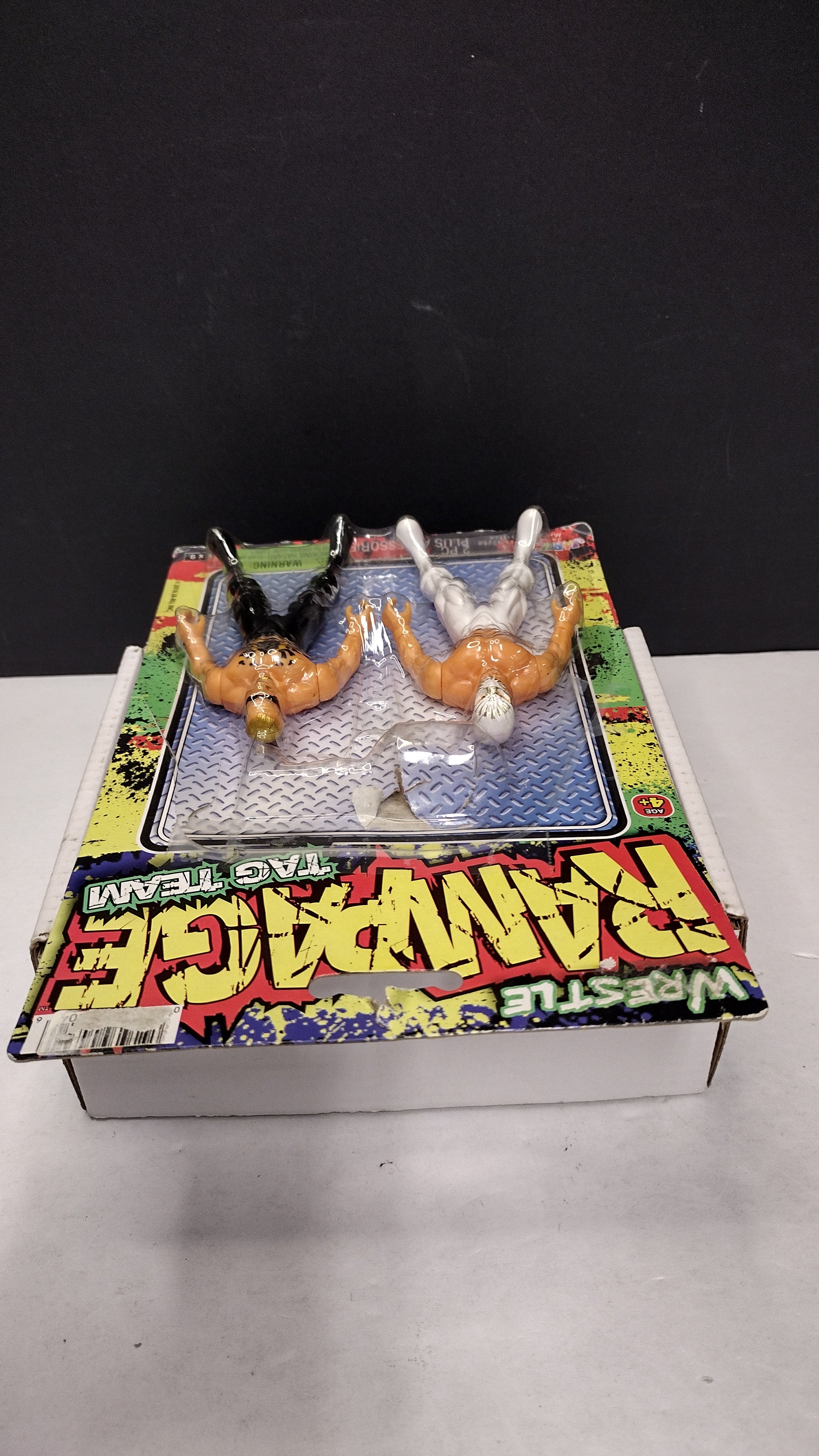 Ja-Ru Wrestle Rampage Tag Team 2-Piece Action Figure Set - Sun King & Spider (2016 - Brand New & Factory Sealed)