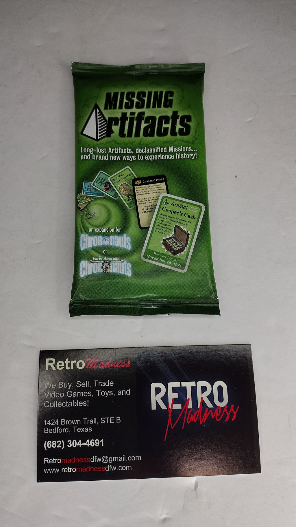 Chrononauts: The Missing Artifacts Expansion Pack