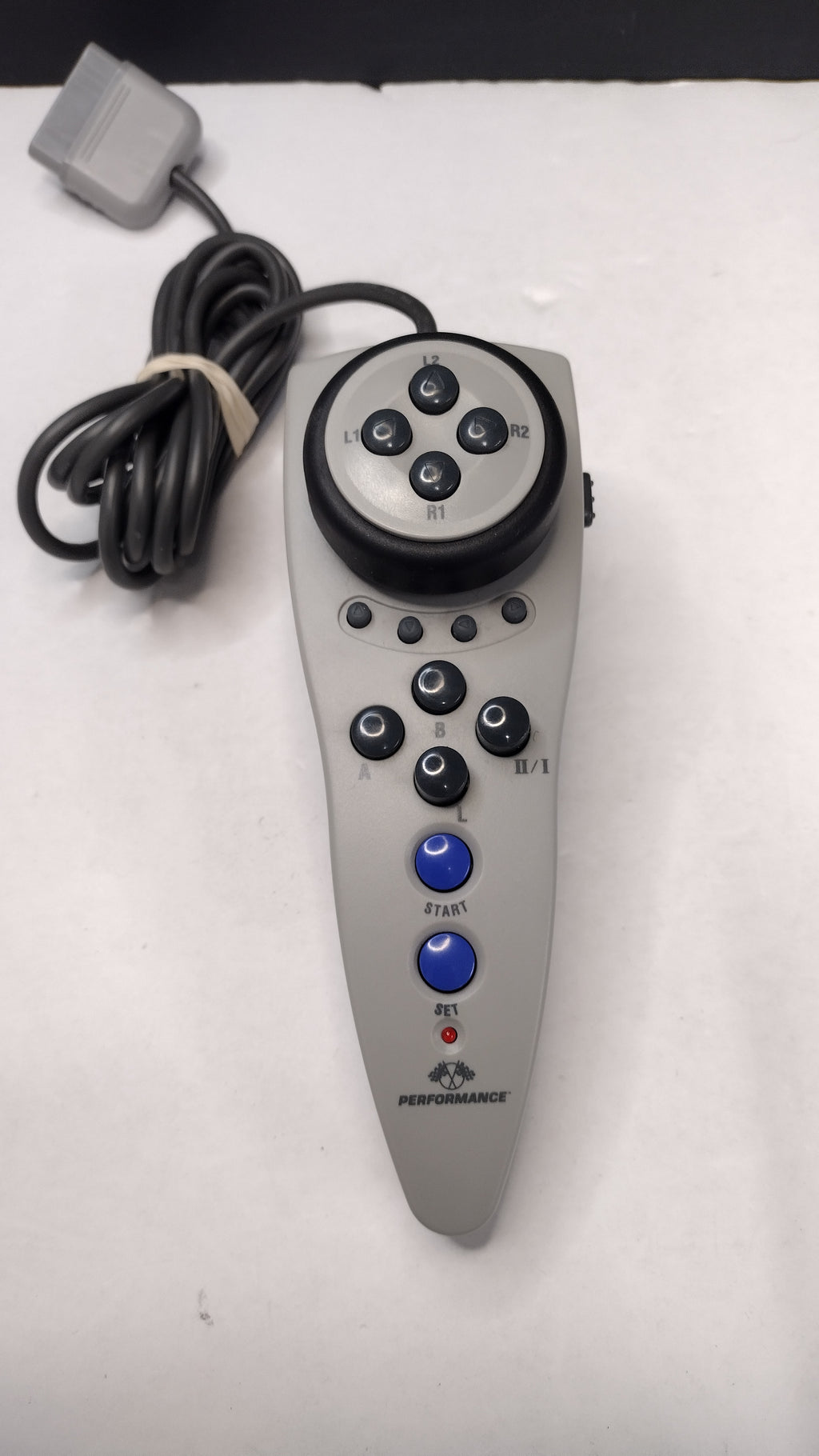 UltraRacer Handheld Racing Steering Wheel PS1 Controller - Tested & Working