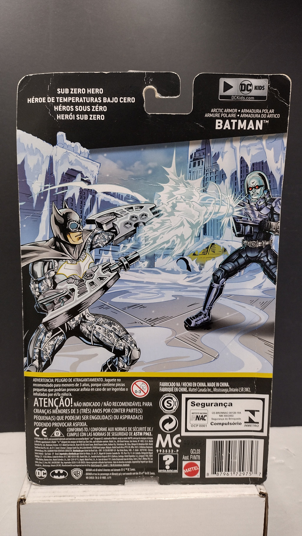 DC Comics Batman Missions Arctic Armor Batman 80th Anniversary 6-Inch Action Figure (Mattel - Sealed Card / Minor Card Wear)