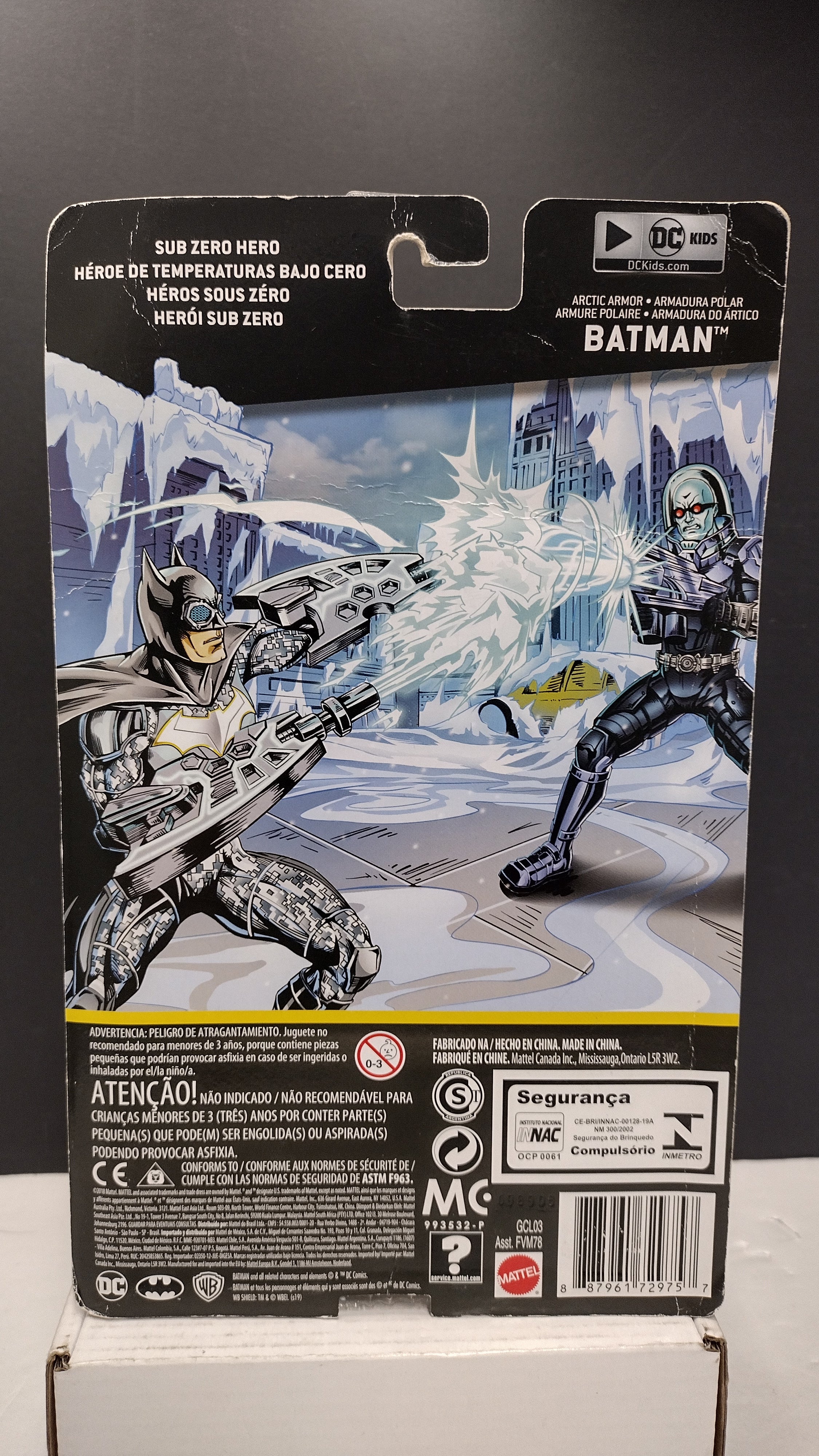 DC Comics Batman Missions Arctic Armor Batman 80th Anniversary 6-Inch Action Figure (Mattel - Sealed Card / Minor Card Wear)