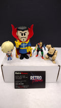 Lot of 4 Vintage Figures Funko Soda Dr Strange RWBY Monster Wrestlers