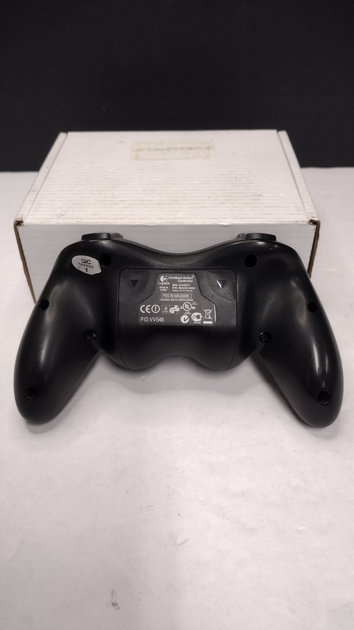 Logitech PS2 Wireless Controller Black G-X2D11 w/ Receiver Tested