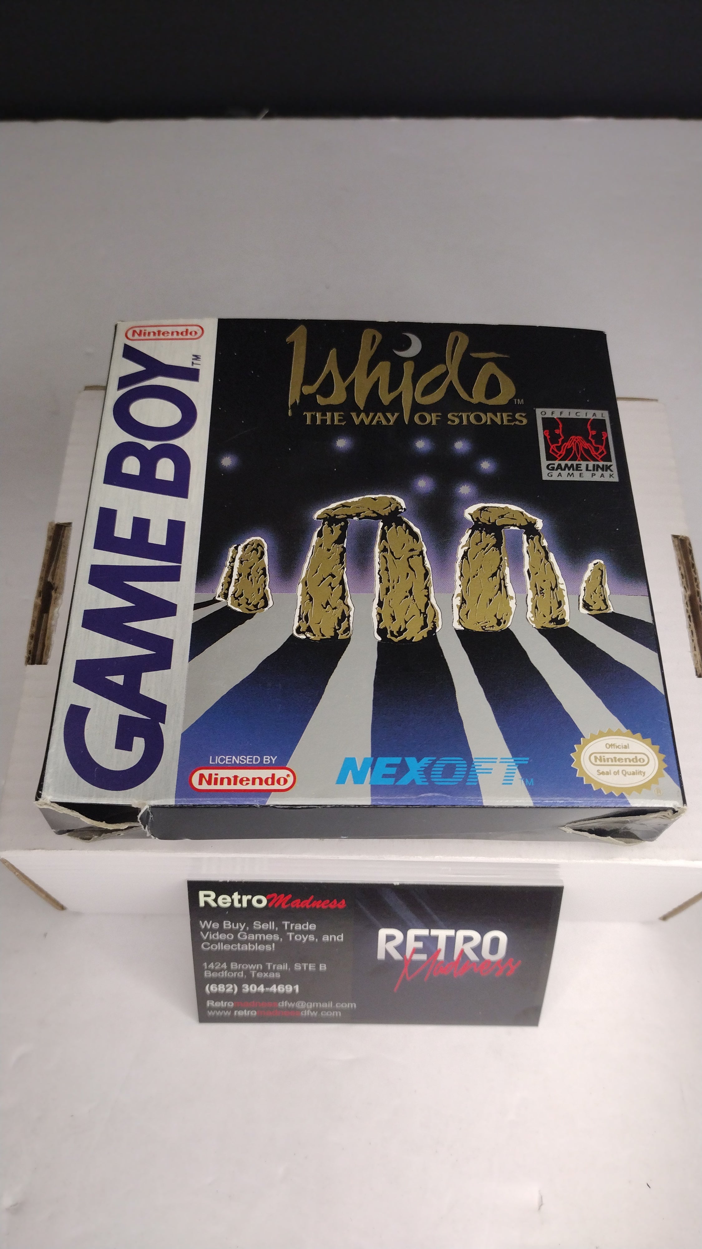 Ishido: The Way of Stones: Gameboy Authentic Box & Manual ONLY