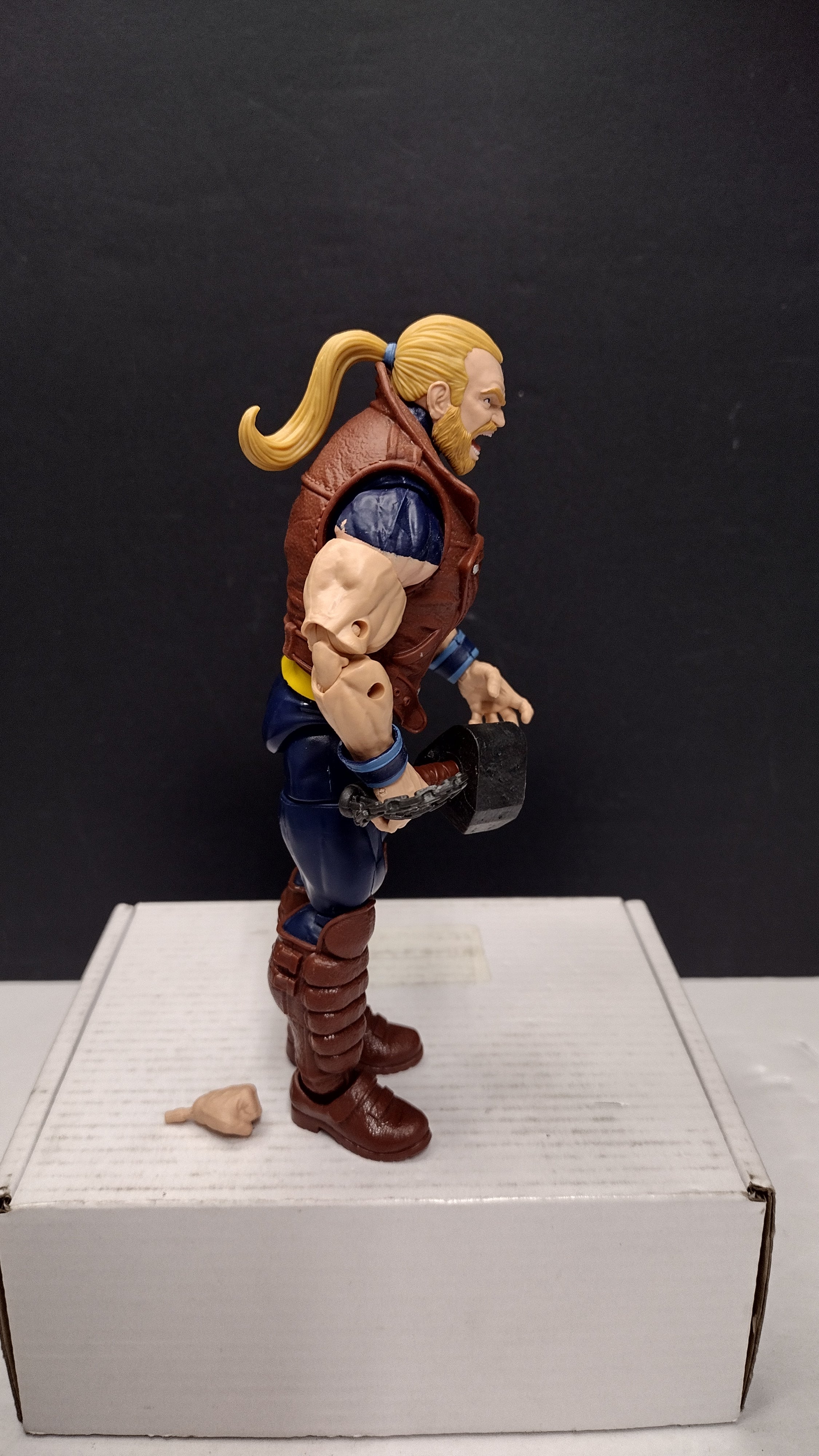Marvel Legends Series Classic Comic Thunderstrike (Eric Masterson) 6-Inch Action Figure (Hasbro Joe Fixit Wave - Loose w/ Hammer & 1 Extra Hand)