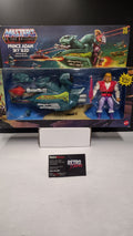 Masters of the Universe Origins: Prince Adam & Sky Sled Vehicle Set • Brand New / Factory Sealed in Original Box (Mattel 2020)