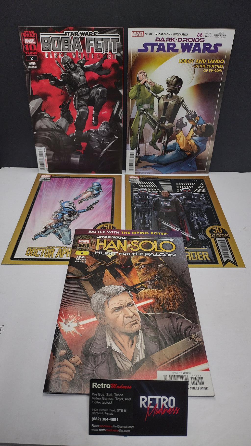 Star Wars Modern Era Lot – 5 Book Set - Lot B (Brand New / Unread)