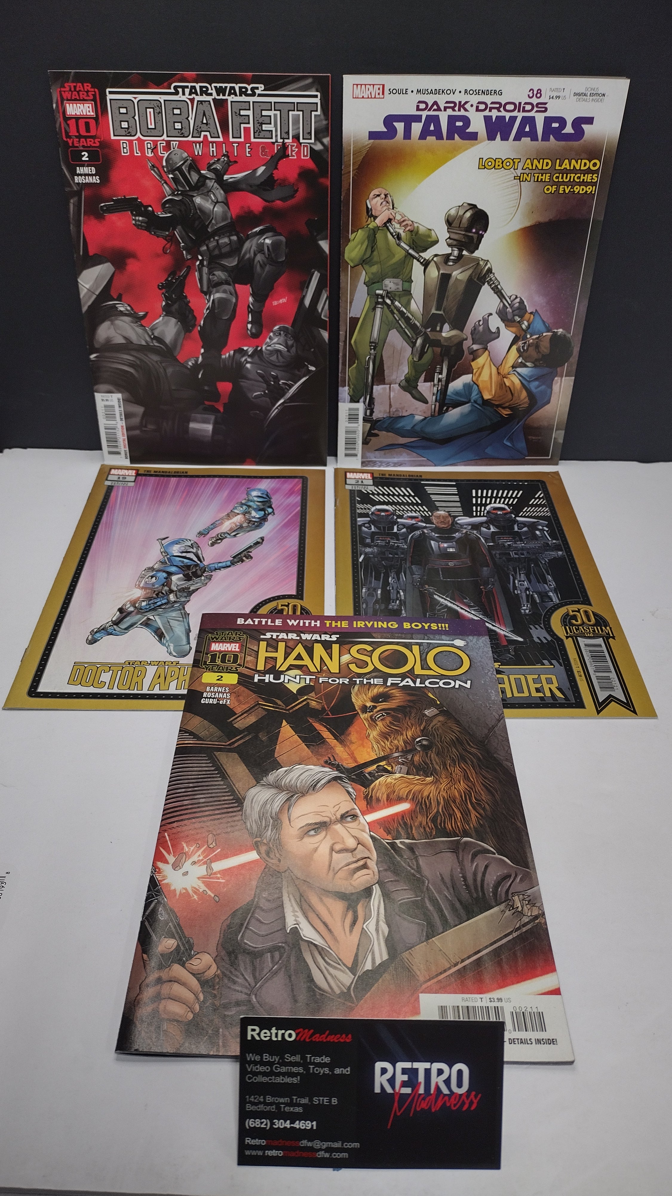 Star Wars Modern Era Lot – 5 Book Set - Lot B (Brand New / Unread)