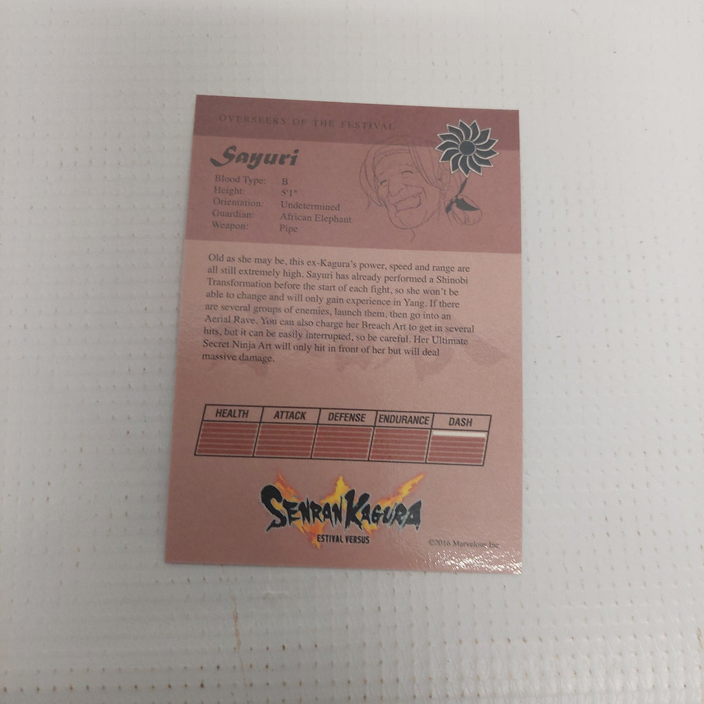 Senran Kagura Estival Versus Sayuri Card