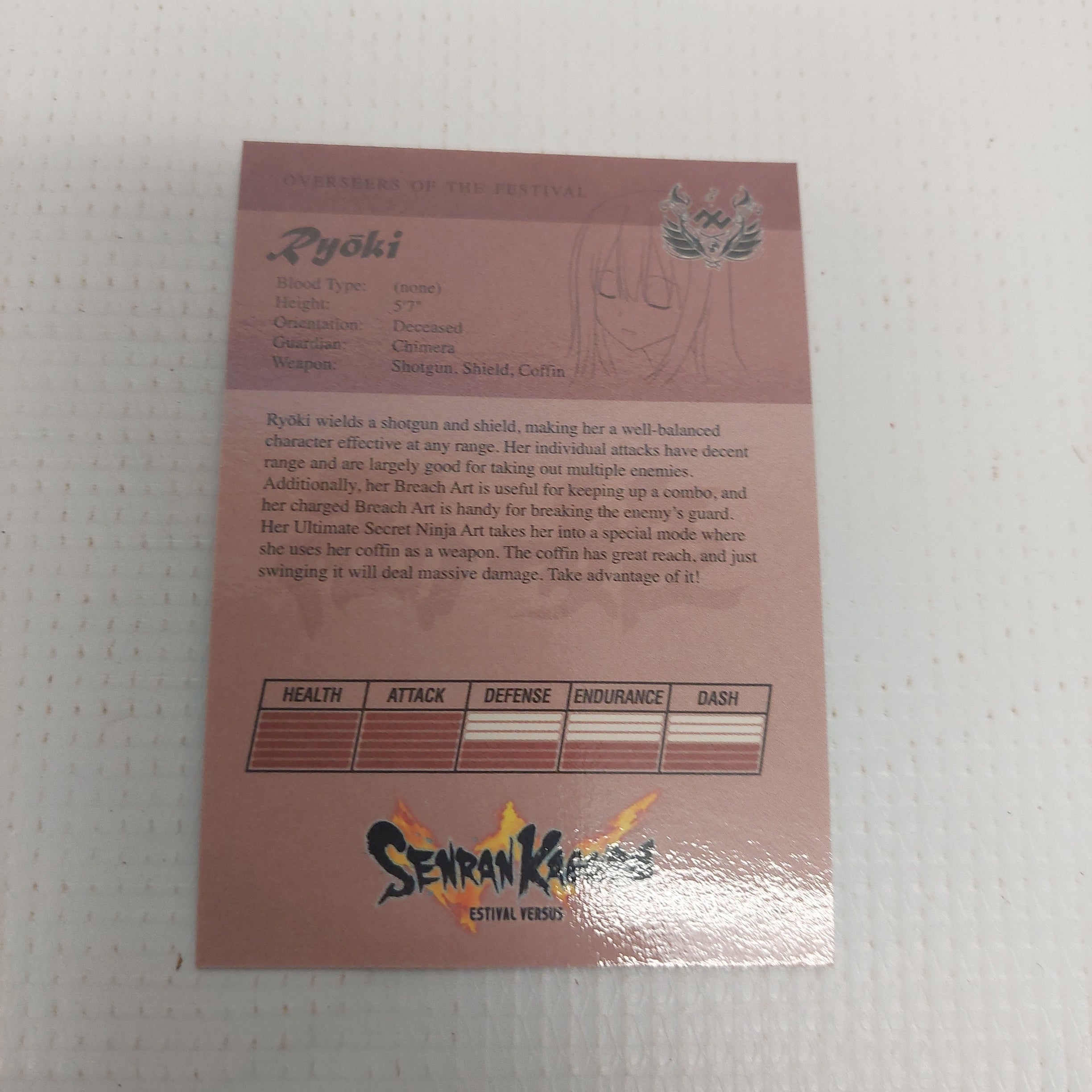 Senran Kagura Estival Versus Ryoki Card