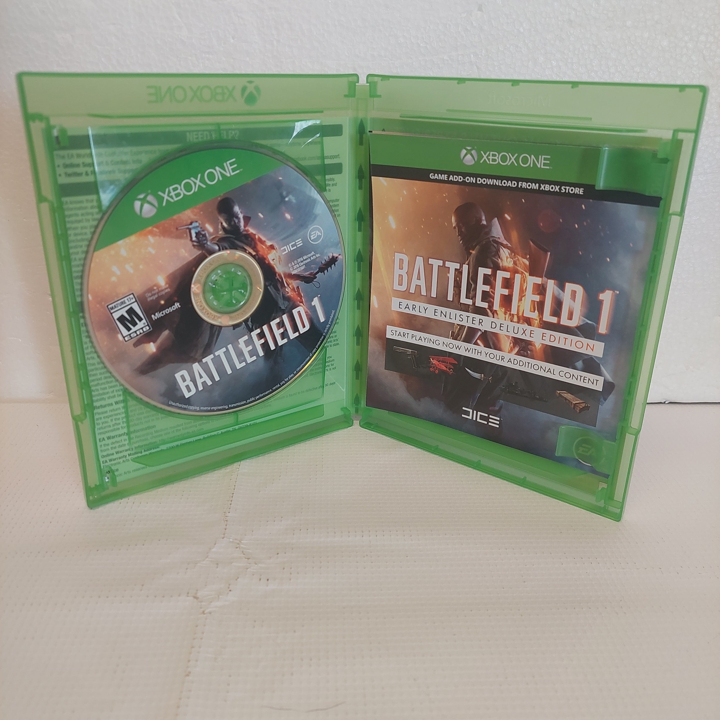 Xbox One Battlefield 1 Early Enlister Deluxe Edition