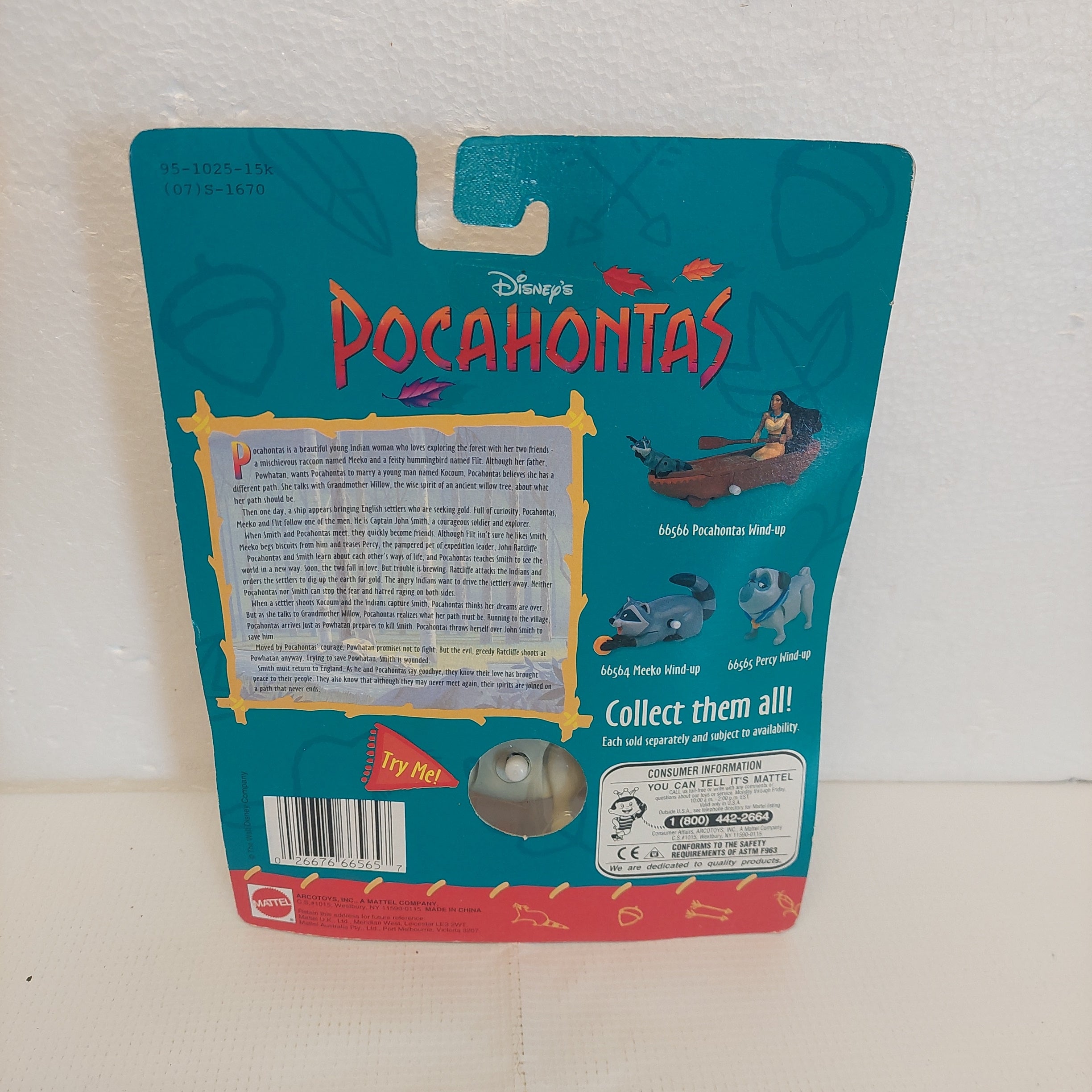 Disney's Pocahontas Percy Wind-Up