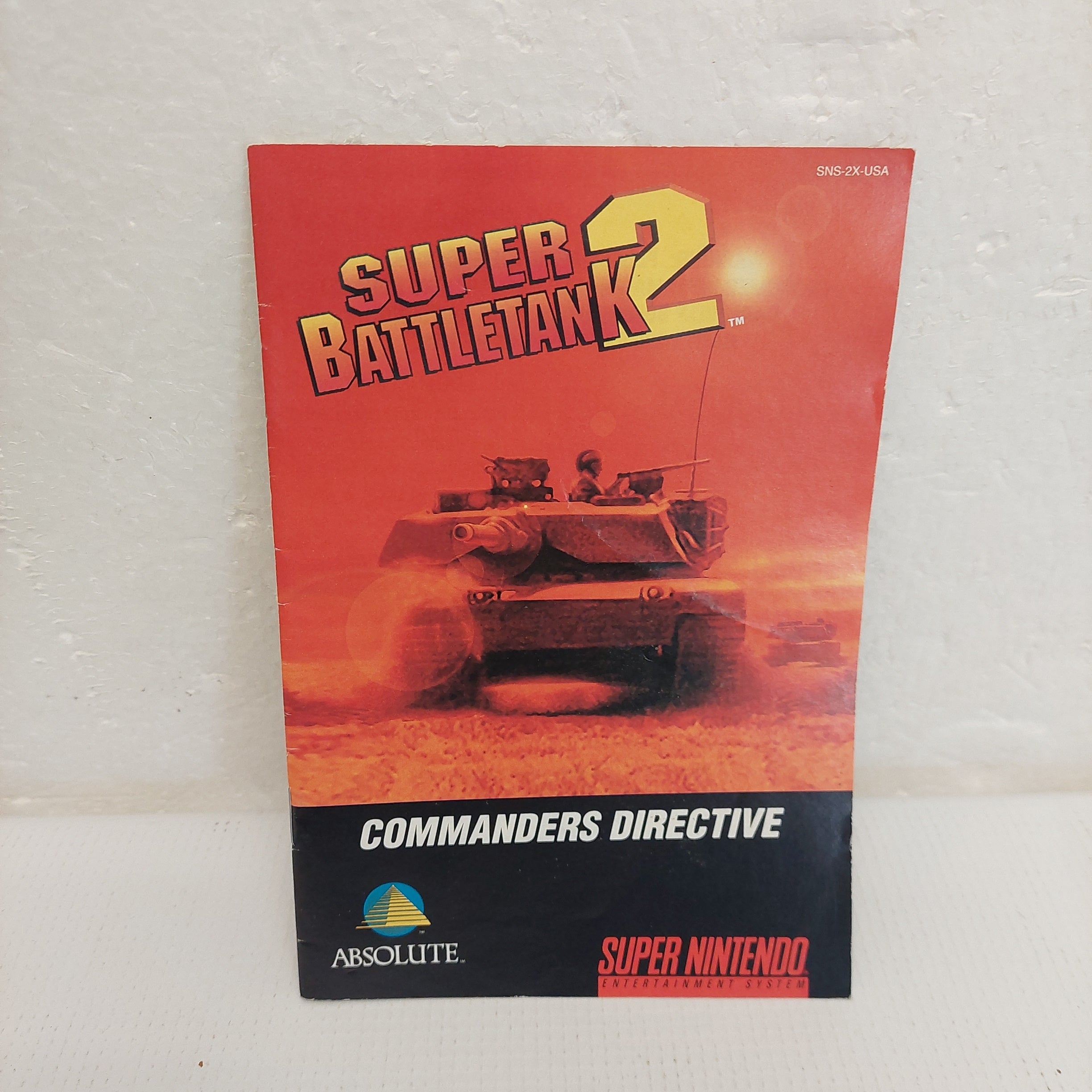 Super Battletank 2 Manual ONLY