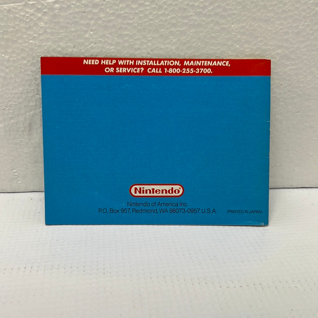 Super Mario Land 2 Manual ONLY
