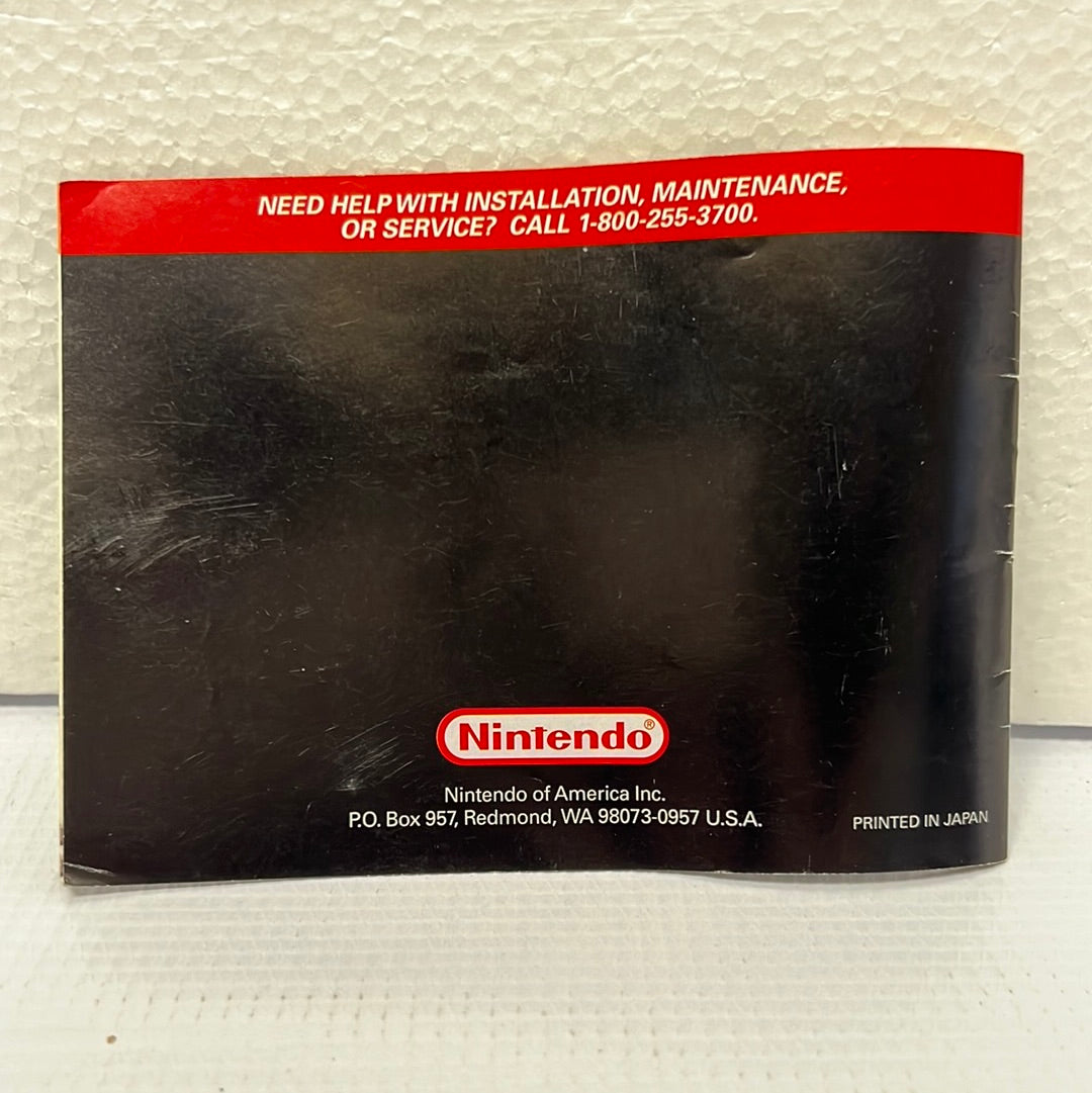 Kirby's Block Ball Manual ONLY