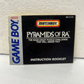 Matchbox Pyramids Of Ra Manual ONLY