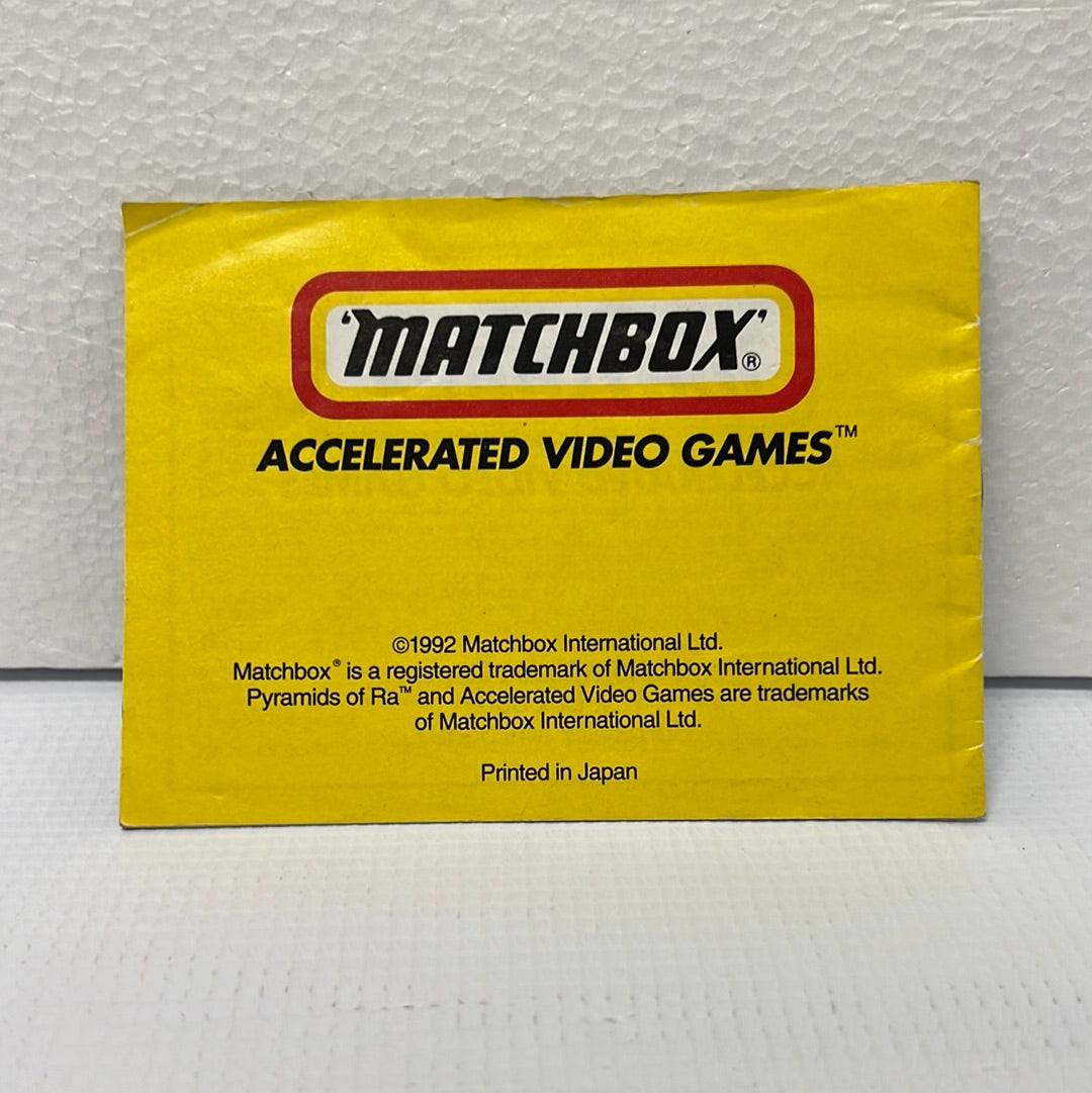 Matchbox Pyramids Of Ra Manual ONLY